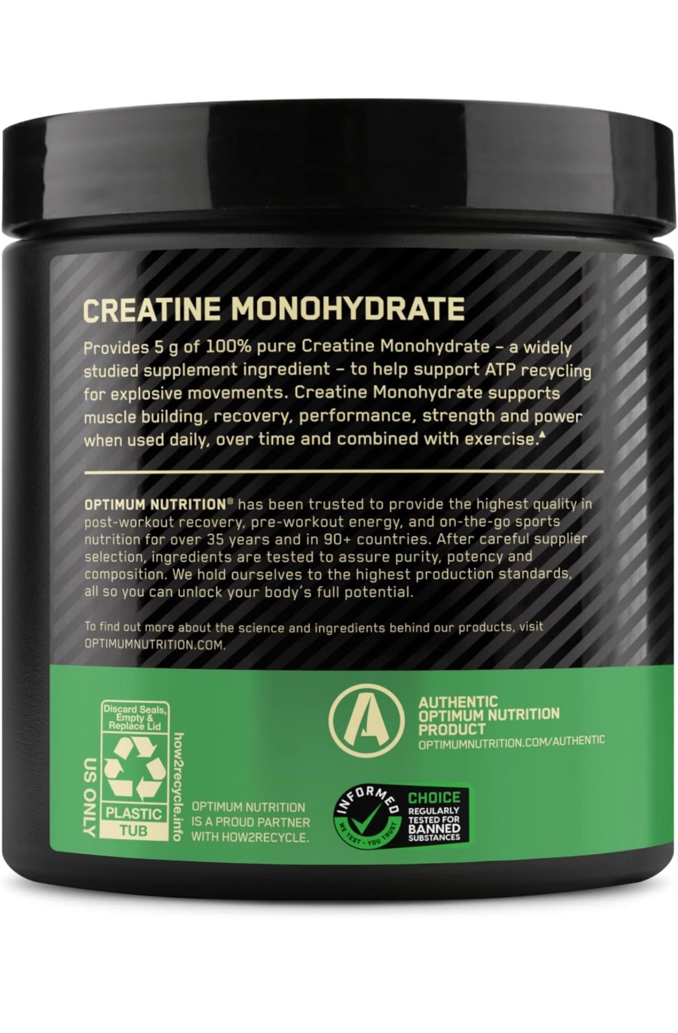 Optimum Nutrition Micronized Creatine Powder - 300g